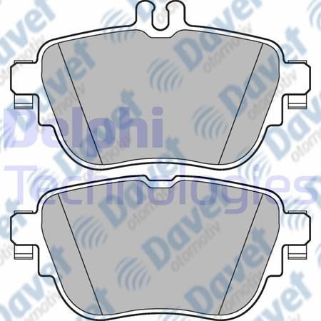 DELPHI LP3262 Balata Fren Disk Arka (Mb: E200 E220d 16-)